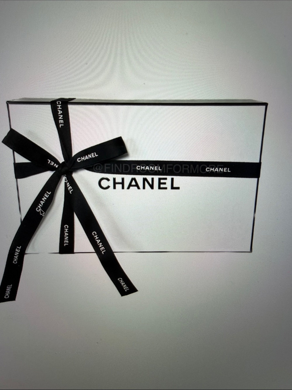 Chanel Gift Box With Ribbon & Card